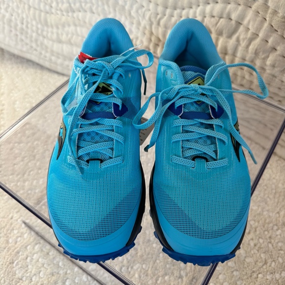 Saucony Peregrine 11 Trail Running Shoes – Women’s 9.5 –Royal, Limelight - Picture 12 of 17